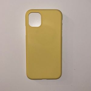 Yellow iPhone 11/XR silicone case